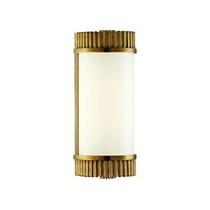 Hudson Valley Benton 5 Inch Bathroom Vanity Light in Aged Brass