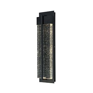 Cascade 1-Light LED Outdoor Wall Sconce in Black