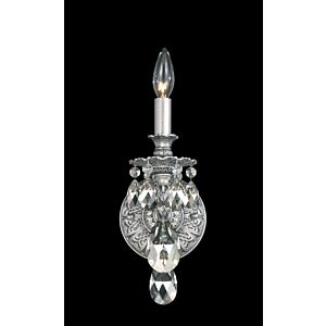 Milano 1-Light Wall Sconce in Antique Silver