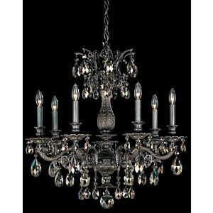 Milano 7-Light Chandelier in French Gold