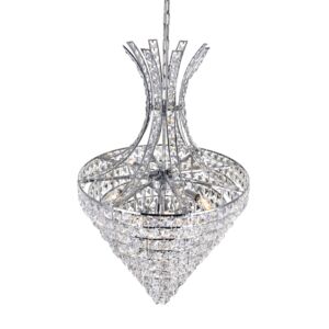 CWI Chique 12 Light Chandelier With Chrome Finish