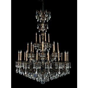 Milano 28-Light Chandelier in Parchment Gold