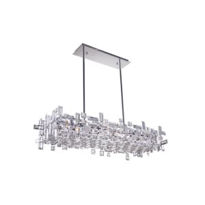 CWI Lighting Arley 12 Light Island Chandelier with Chrome finish