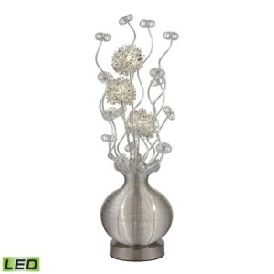 Lazelle 5-Light LED Table Lamp in Silver