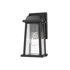 Z-Lite Millworks 1-Light Outdoor Wall Sconce In Black
