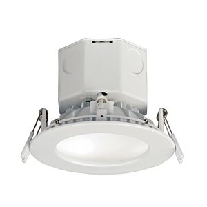 Cove 1-Light LED Recessed Downlight in White