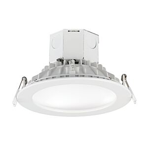 Cove 1-Light LED Recessed Downlight in White