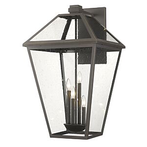 Z-Lite Talbot 4-Light Outdoor Wall Sconce In Oil Rubbed Bronze