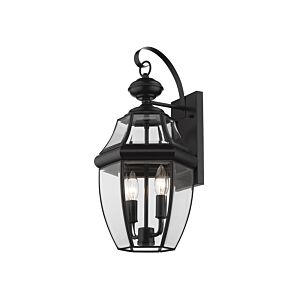 Z-Lite Westover 2-Light Outdoor Wall Sconce In Black