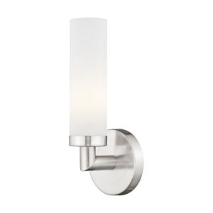 Aero 1-Light Wall Sconce in Brushed Nickel