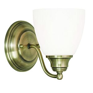 Somerville 1-Light Wall Sconce in Antique Brass
