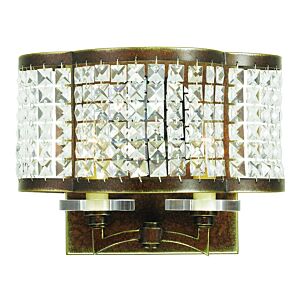 Grammercy 2-Light Wall Sconce in Hand Applied Palacial Bronze