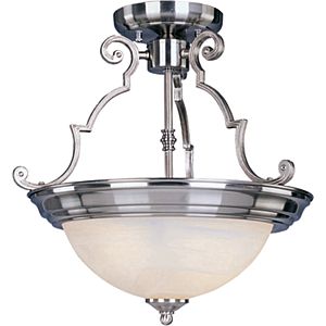 Essentials 3-Light Marble Ceiling Light