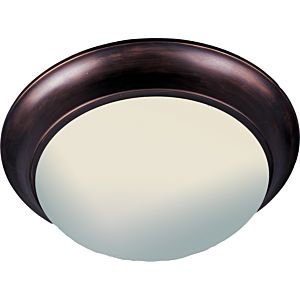 Maxim Lighting Essentials 3 Light Flush Mount in Oil Rubbed Bronze
