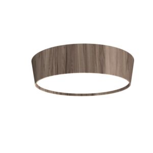 Conical LED Ceiling Mount in American Walnut