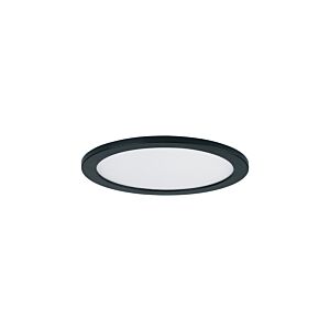 Wafer 1-Light LED Flush Mount in Black