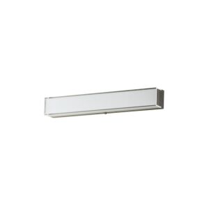 Edge 1-Light LED Bathroom Vanity Light in Satin Nickel