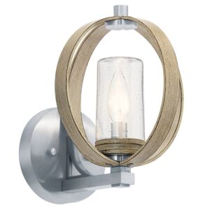 Grand Bank 1-Light Outdoor Wall Mount in Distressed Antique Gray
