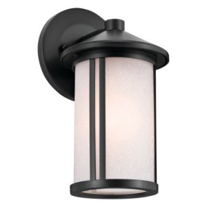 Lombard 1-Light Outdoor Wall Mount in Black