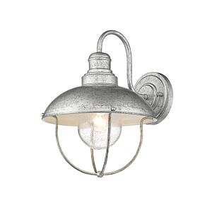 Z-Lite Ansel 1-Light Outdoor Wall Sconce In Galvanized