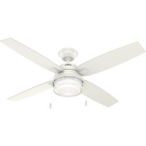 Hunter Ocala 2 Light 52 Inch Indoor/Outdoor Ceiling Fan in Fresh White