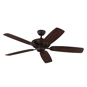 Visual Comfort Fan 52" Colony Max Damp Rated Ceiling Fan in Roman Bronze