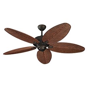 Generation Lighting 52" Cruise Outdoor Wet Rated Ceiling Fan in Roman Bronze