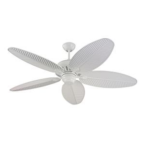 Monte Carlo 52 Inch Cruise Outdoor Wet Rated Ceiling Fan in White