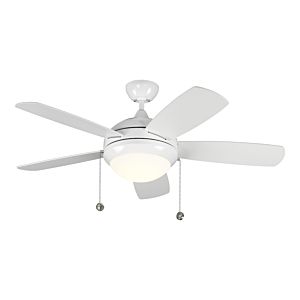 Monte Carlo Discus Classic II 44 Inch Indoor Ceiling Fan in White