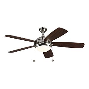 Monte Carlo Discus Classic 52 Inch Indoor Ceiling Fan in Polished Nickel