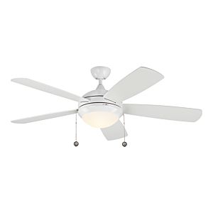 Monte Carlo Discus Classic 52 Inch Indoor Ceiling Fan in White