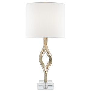 Currey & Company 32 Inch Elyx Table Lamp in Chinois Silver Leaf