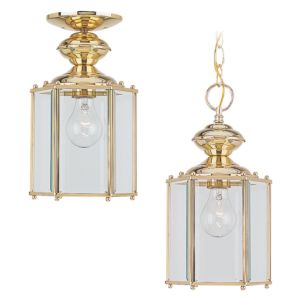 Sea Gull Classico Outdoor Light in Polished Brass