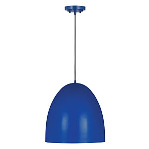 Z-Lite Z Studio Dome Pendant 3-Light Pendant Light In Blue