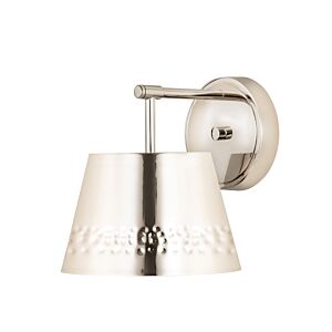 Z-Lite Maddox 1-Light Wall Sconce In Polished Nickel