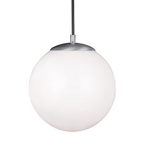Visual Comfort Studio Leo - Hanging Globe 11 Pendant Light in Satin Aluminum