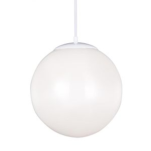 Visual Comfort Studio Leo - Hanging Globe 15 Pendant Light in White