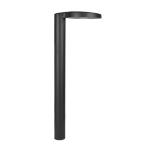 Eclipse 1-Light LED Path Light in Black with Aluminum