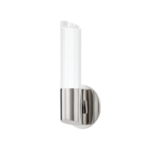 Hudson Valley Rowe Wall Sconce in Polished Nickel