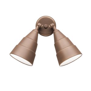 Kichler Outdoor 2 Light 11.25 Inch Small Wall Light in Bronze