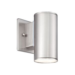 Barrow 1-Light LED Wall Lantern in Satin Platinum
