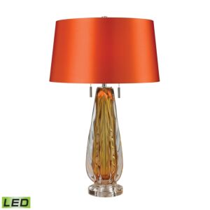 Modena 2-Light LED Table Lamp in Amber