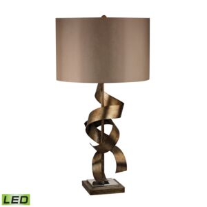 Allen 1-Light LED Table Lamp in Roxford Gold