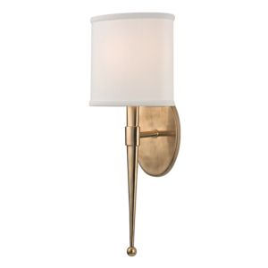 Hudson Valley Madison 19 Inch Wall Sconce in Aged Brass