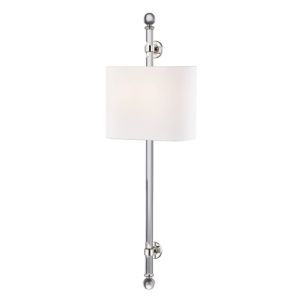 Hudson Valley Wertham Wall Sconce in Polished Nickel
