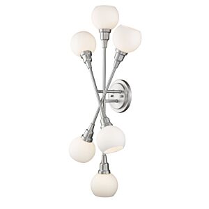 Z-Lite Tian 6-Light Wall Sconce In Brushed Nickel