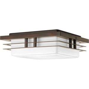 Helm LED 1-Light LED Wall with Ceiling Mount in Antique Bronze