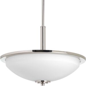 Replay 3-Light inverted pendant in Polished Nickel