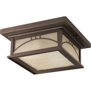 Residence 2-Light Close to Ceiling in Antique Bronze