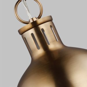 Visual Comfort Studio Hanks Pendant Light in Satin Brass